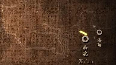 丝绸之路古典怀旧地图路径生长AE模板视频的预览图